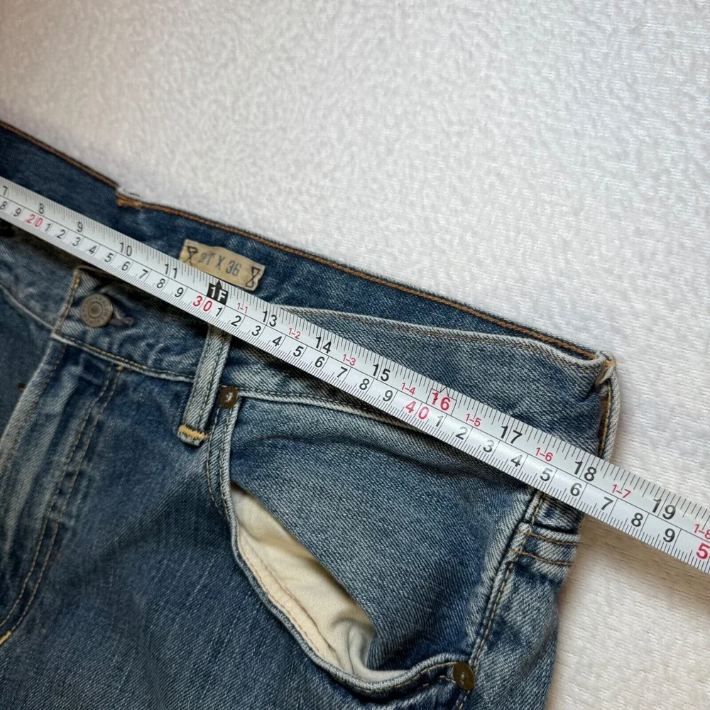 Vintage Polo Ralph Lauren Jeans 36x30 Classic Fit Y2K Distressed Denim USA